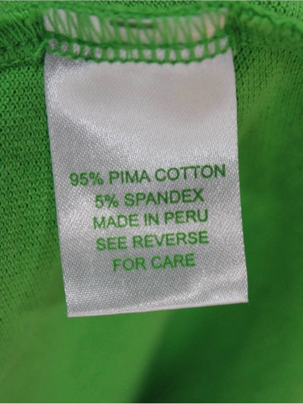 Lilly Pulitzer Lime Green Polo with Palm Embroidery - Picture 5 of 6